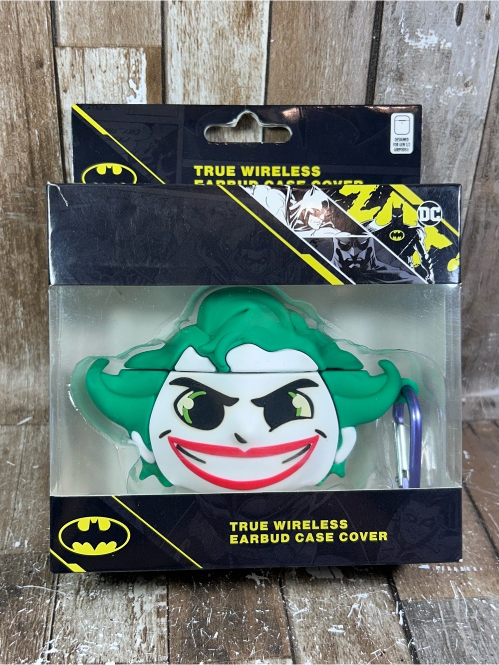 DC Joker Silicone True Wireless Earbud Case Cover - Green, White, Red